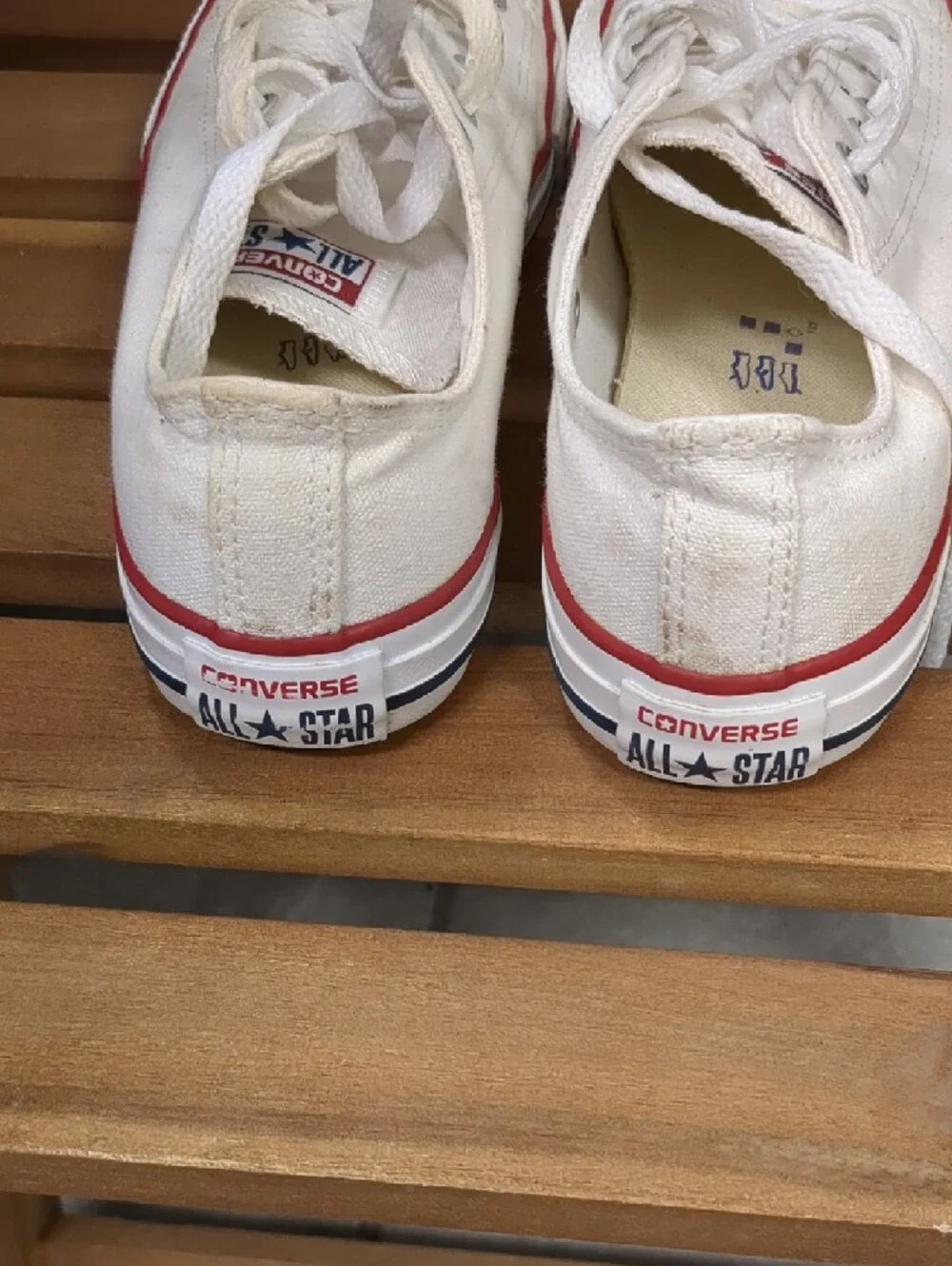 Converse White Canvas Low-Top Sneakers